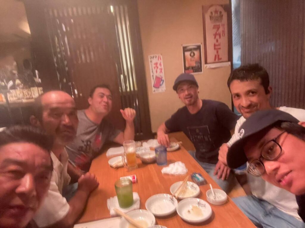 電気工事後の飲み会