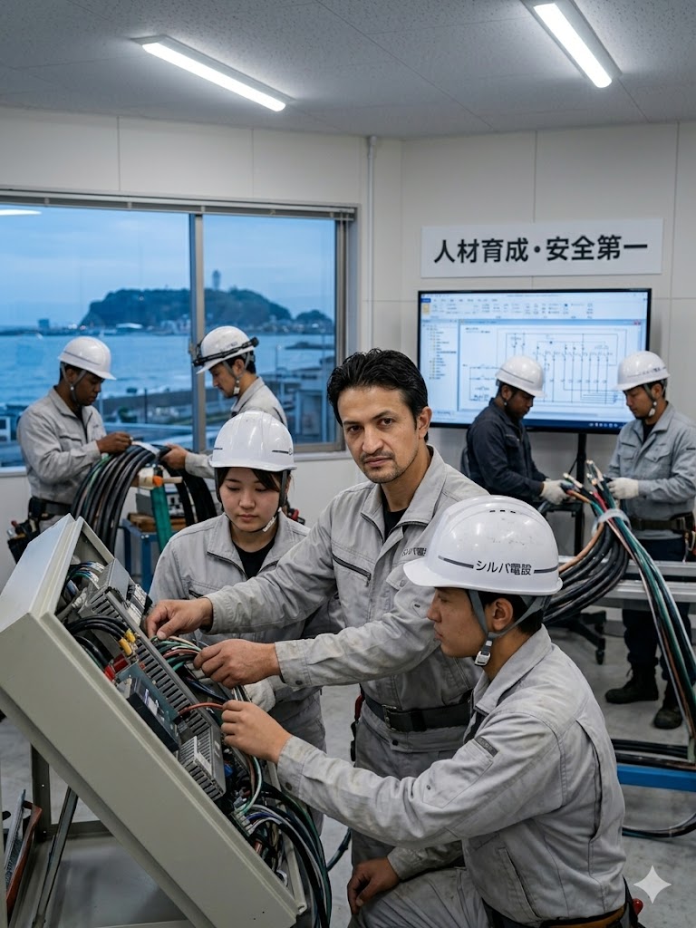 シルバ電設スタッフたち