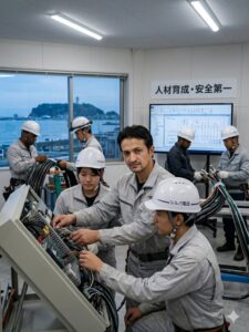 シルバ電設スタッフたち